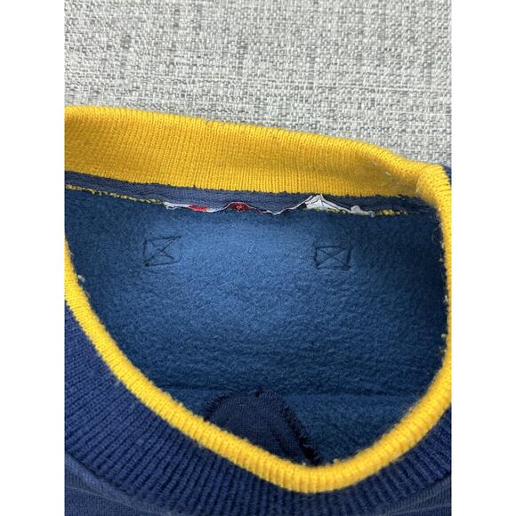 Vintage Notre Dame Fighting Irish Sweatshirt Sz XL Blue NCAA Football Starter - Picture 11 of 15
